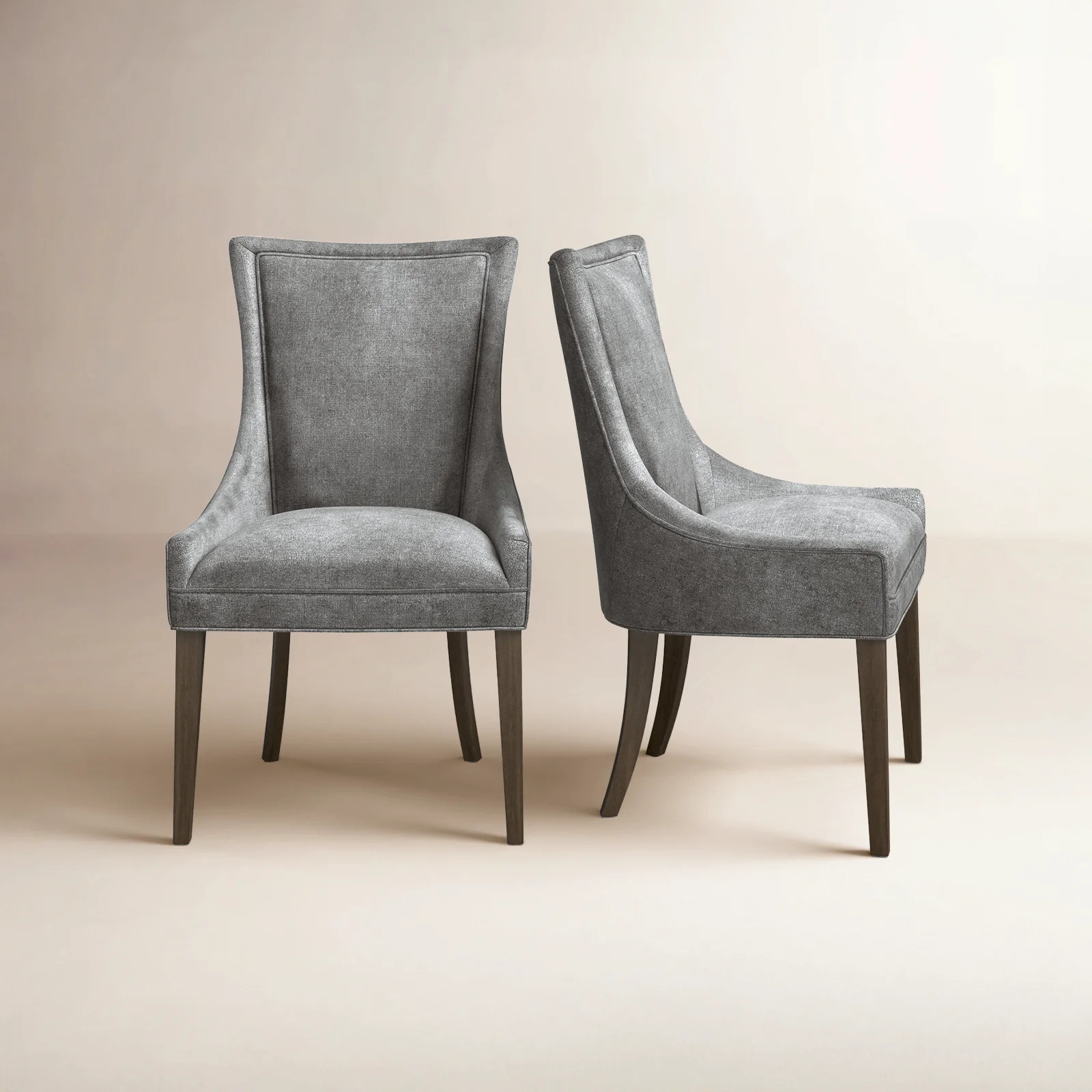 Ultra Velvet Dining Upholstered Side Chair (Set of 2) | Birch Lane