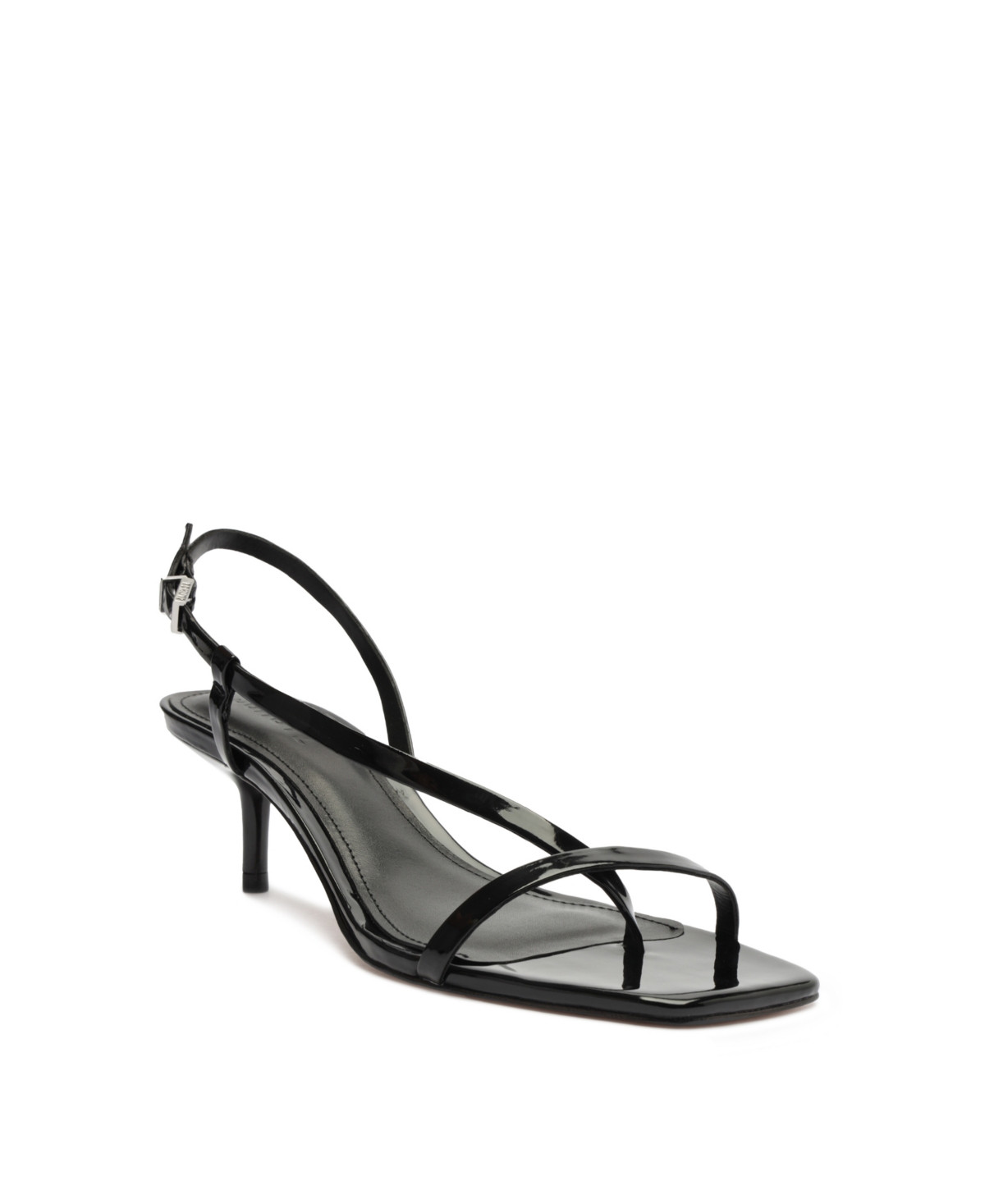 Schutz Women's Heloise Mid Stiletto Sandals - Black | Macy's
