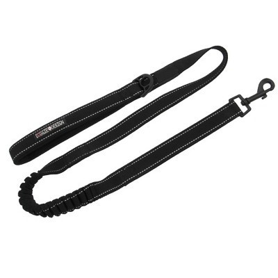 Doggie Design Soft Pull Traffic Dog Leash - Black | Target