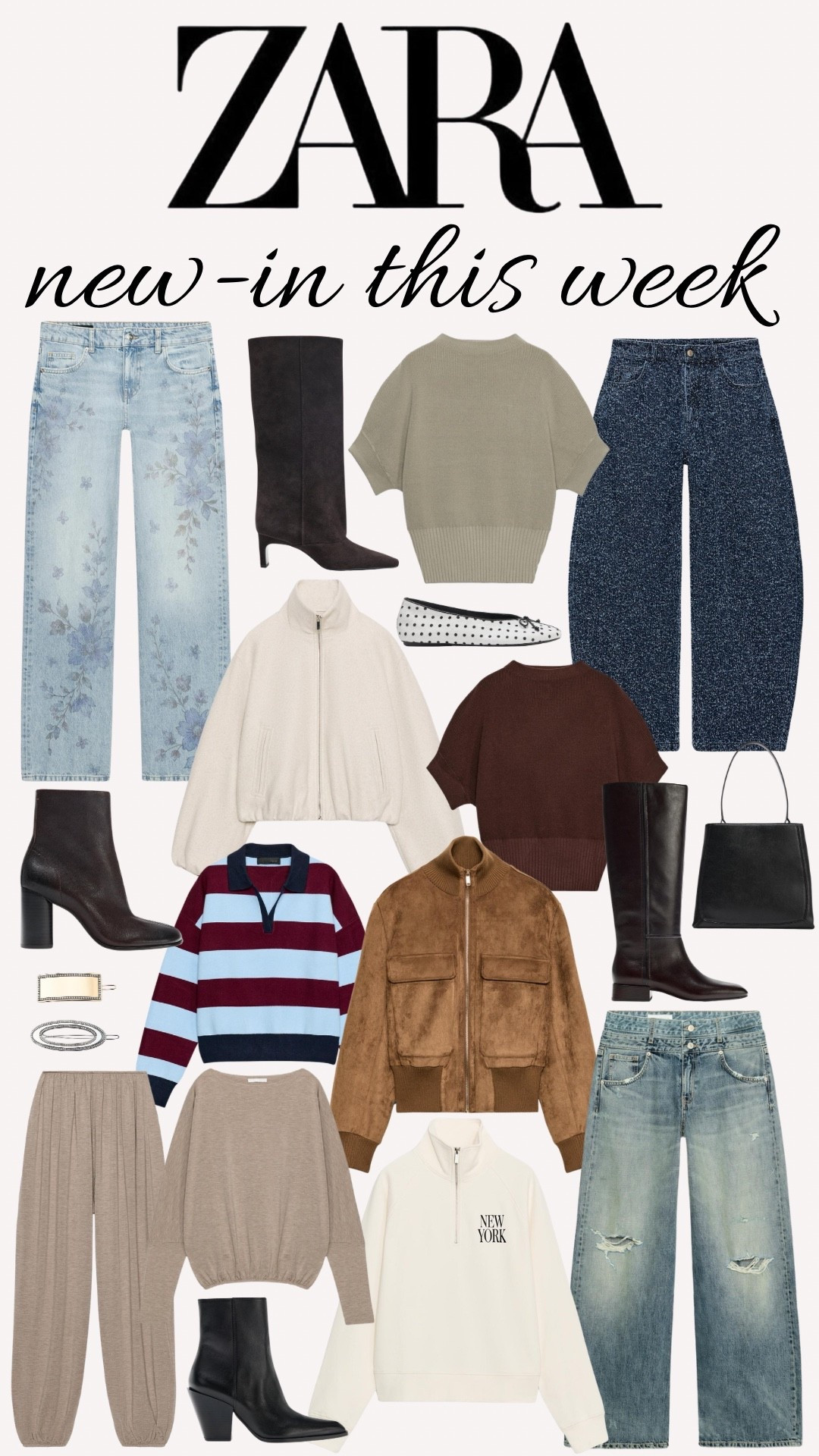 ZARA NEW-IN🤎🍂 love everything on here! I’ll definitely be getting one of the jeans and the jackets are so so nice!😍

#LTKFashionMonth #LTKautumn #LTKstyletip