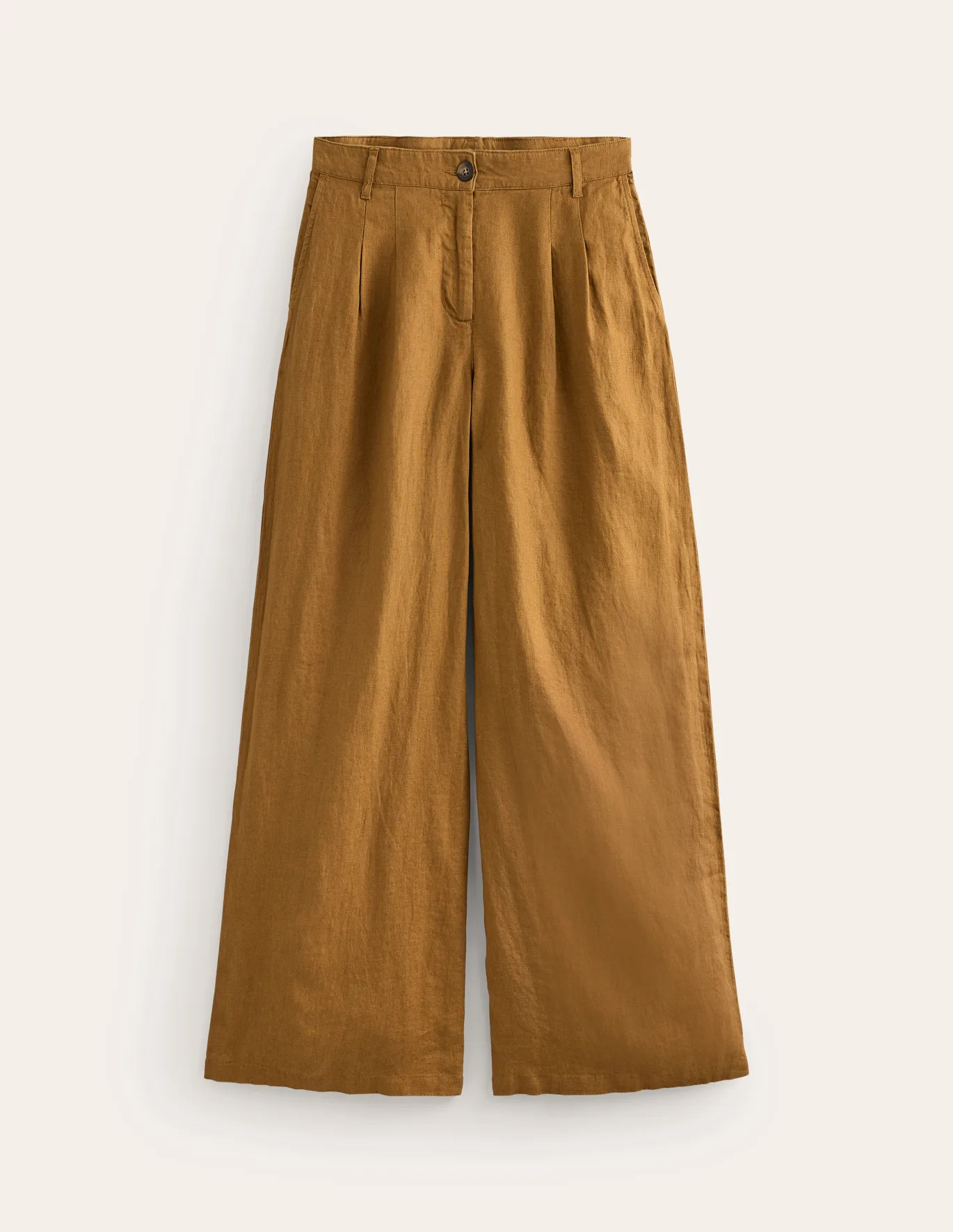 Regent Pleat Linen Trousers | Boden UK