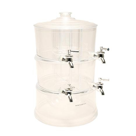 Improvements 2-Tier 4-Chamber Beverage Dispenser Party Tower | HSN