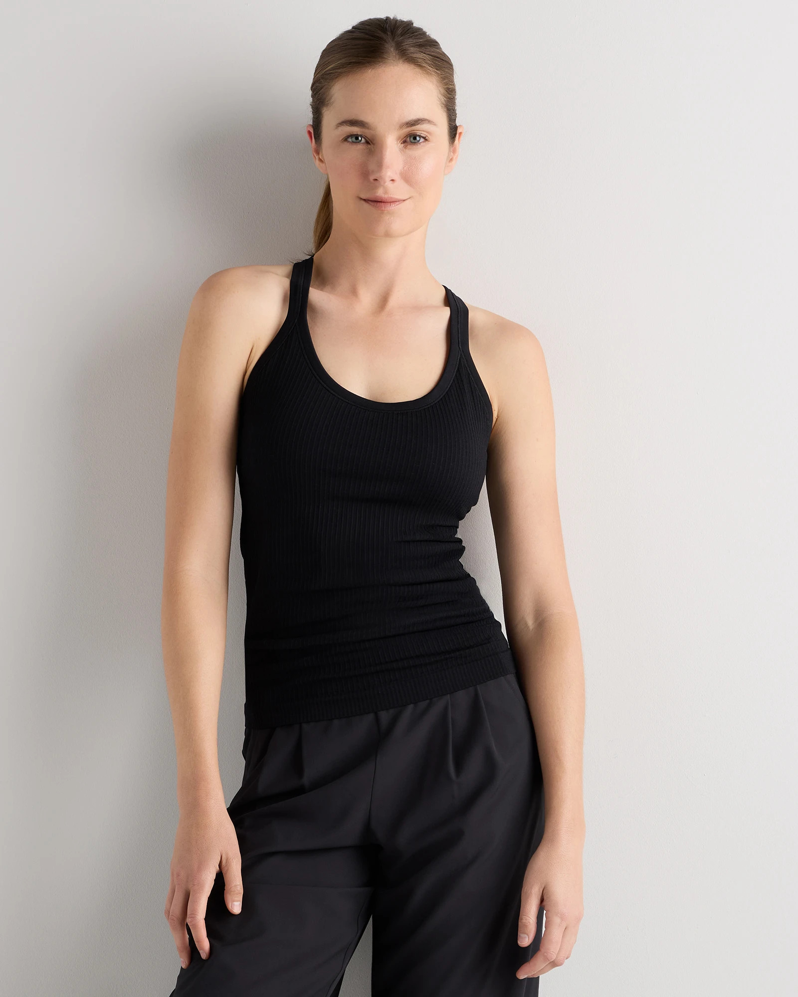 Seamless Ribbed Bra Tank | Quince
