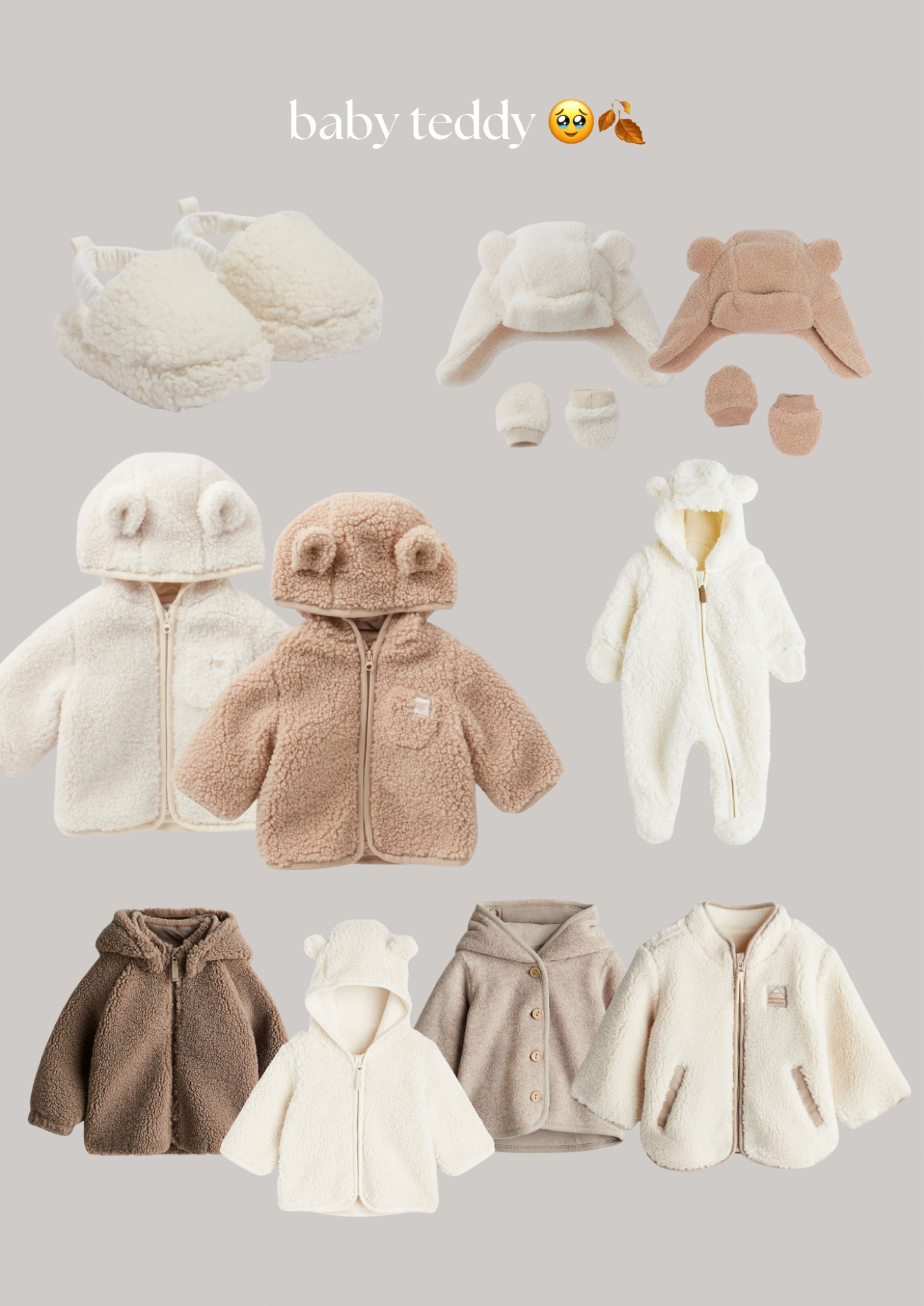 baby teddy 🍂🧸

baby outfits | teddy jacket | autumn 

#LTKbaby #LTKkids #LTKautumn