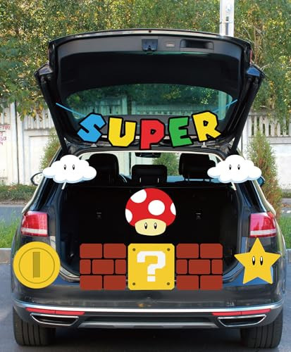 IMISHM Halloween Trunk or Treat car Decorations Cute Trunk or Treat car Decorations for SUV Halloween Garage Door Decorations | Amazon (US)