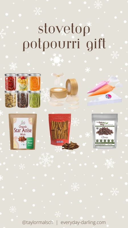 Every year we try to do something kind in the spirit of the holiday.  One of our favorite things to do is make stovetop potpourri and deliver it to all of our neighbors so their homes can smell festive on Christmas Day. Here’s my blog post on how to put it together including the gift tag template. 

everyday-darling.com

#LTKGiftGuide #LTKSeasonal #LTKHoliday