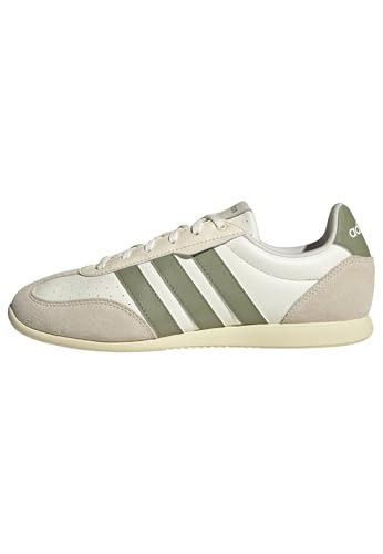 adidas Women's Barreda Low, Off White/Tent Green/Warm Vanilla, 9 | Amazon (US)