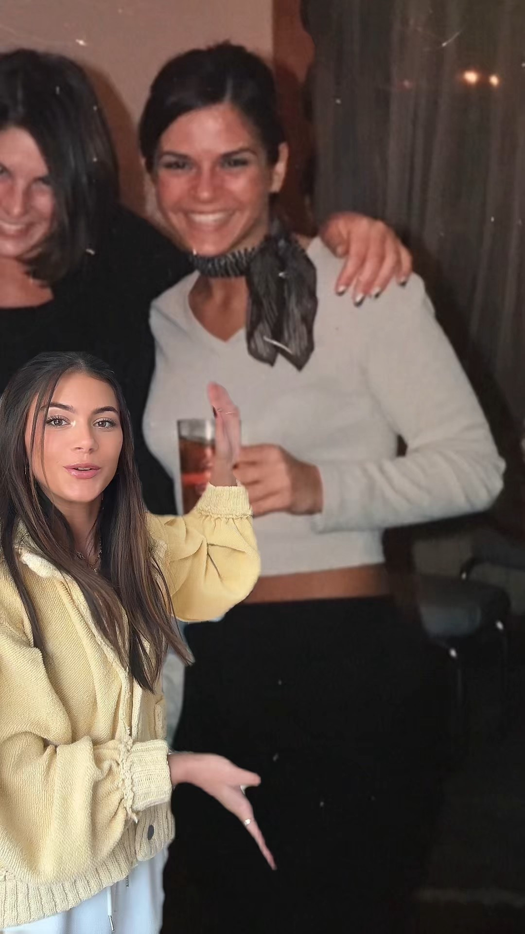 Re-creating my mom’s college fit😂 