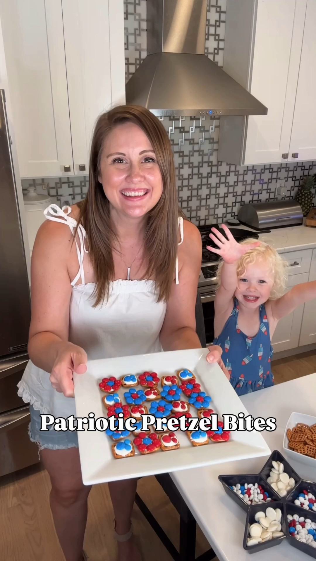 🇺🇸 These patriotic pretzel bites disappear EVERY single time I make them ❤️🤍💙 Sweet, salty, festive, and ridiculously easy for Memorial Day parties, backyard BBQs, and 4th of July snack boards ✨

The little flower pretzels are adorable… but the patriotic Mickey-inspired ones might be my favorite 🐭🎆 Which would you make first?!

Save this easy party treat for summer entertaining! ☀️

#FourthOfJulyTreats #PatrioticSnacks #SummerPartyFood #DisneyInspired #LTKFamily

#LTKSeasonal #LTKfoodie #LTKHome