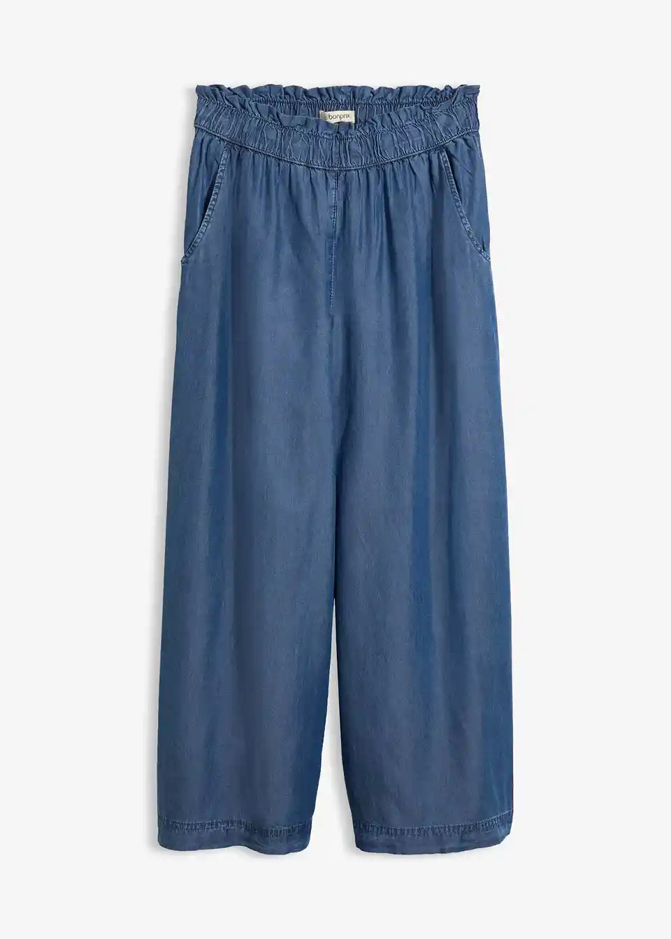 leichte Hose in Jeansoptik aus k\u00fchlem Lyocell mit Komfortbund | Bonprix DE
