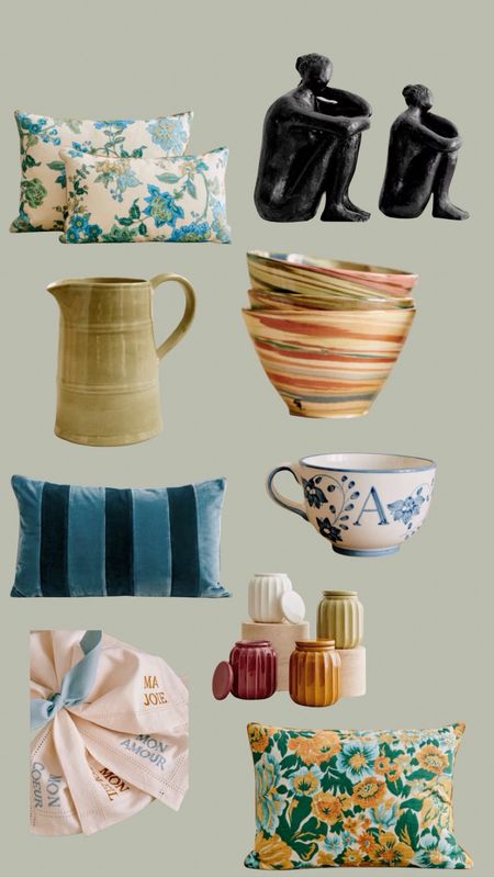 Sézane home decor- throw pillow, vase, mug, coffee cup, bowl, sculpture 

#LTKstyletip #LTKhome