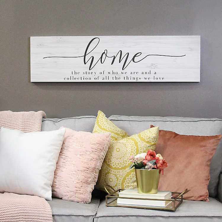 New! Gray and White The Story of Who We Are Wall Plaque | Kirkland's Home