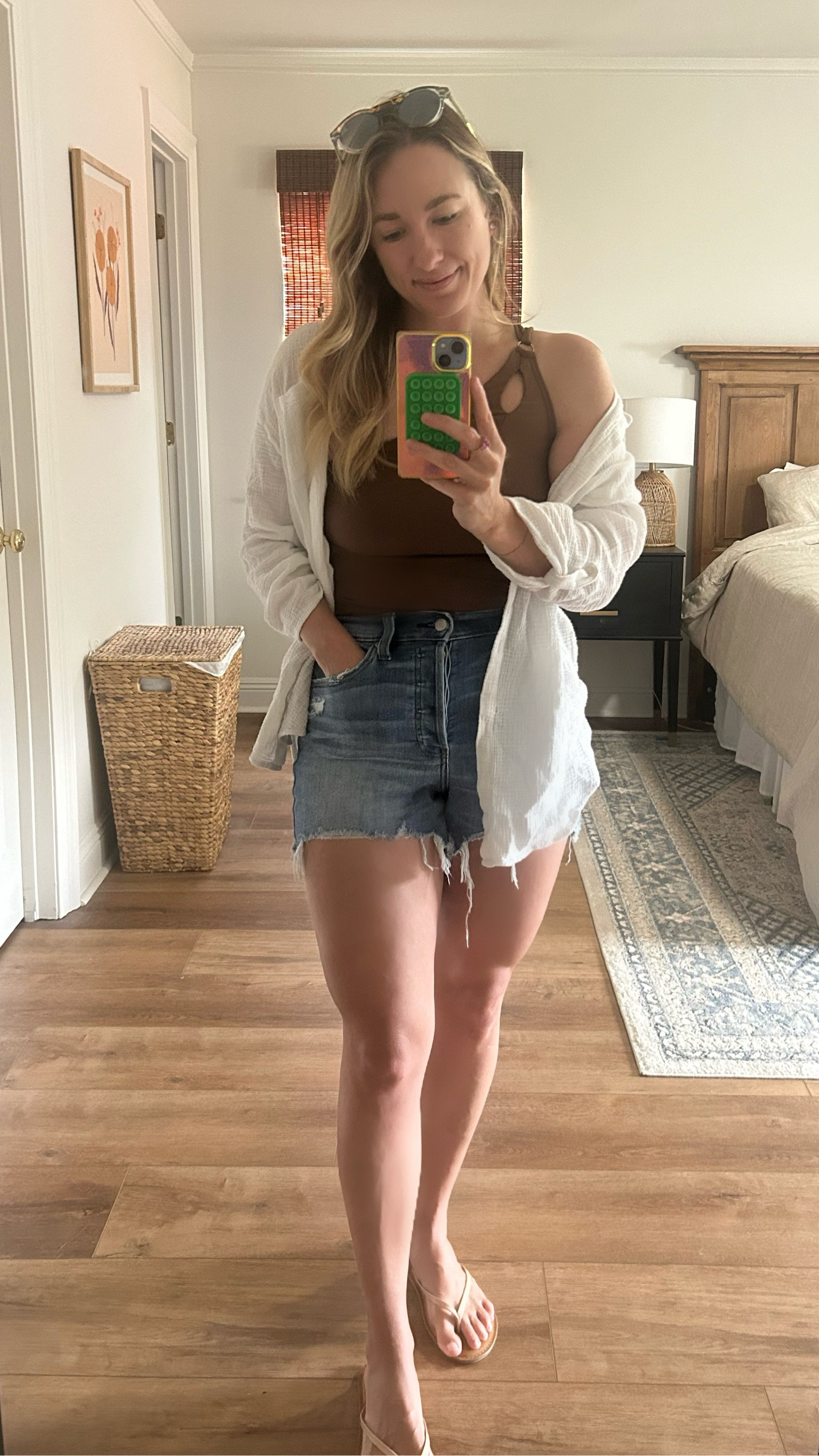 Linking my favorite swimsuit - they are out of the brown color I have on but the green, pink and black are so fun! 


Country Club. Family Pool. Swim Time. Summer. Cover up. Swim shirt. One piece. Lands End Swim. 

#LTKSwim #LTKFindsUnder50 #LTKSummerSales