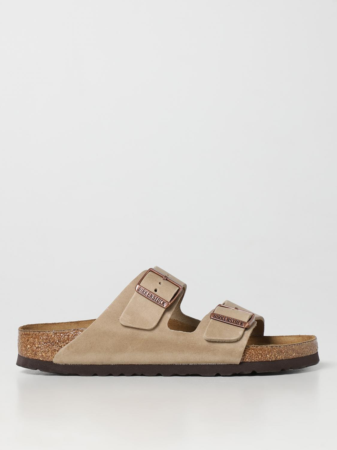 Flat Sandals BIRKENSTOCK Woman colour Tobacco | Giglio.com - Global Italian fashion boutique