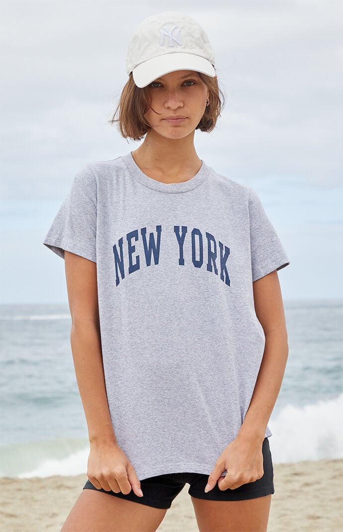 John Galt Women's New York T-Shirt in Blue/Grey | PacSun