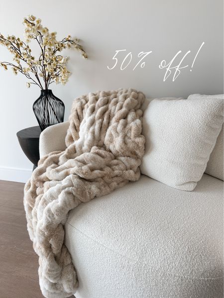 Use code AMANDA50 for 50% off Lola blankets! We have 3 of these now and LOVE them! They’re double sided and don’t shed 🙌🏼

#LTKHome #LTKSaleAlert