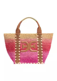 Sam Edelman Marley Raffia Collapsible Small Tote Bag | Belk