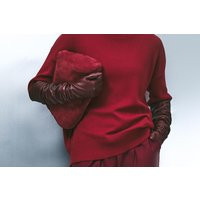 Long Burgundy Genuine Leather Gloves, Customizable Opera Length Bordeaux Fashion Winter Gloves For Women, Fall Clothing Accessories | Etsy (US)