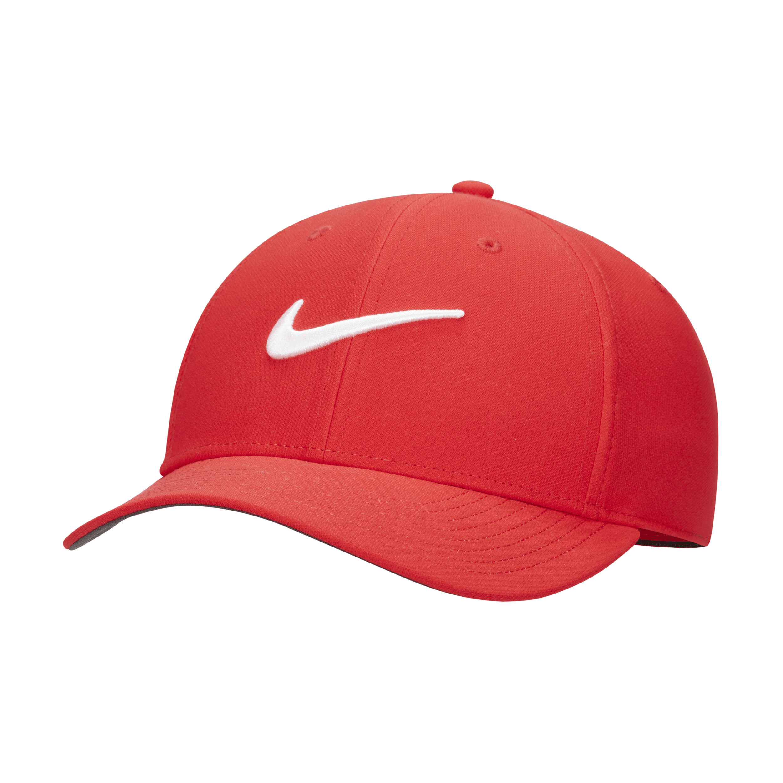 Nike Unisex Dri-FIT Club Structured Swoosh Cap in Red | FB5625-657 | Nike (US)