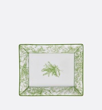 Trinket Tray New Lily of the Valley Porcelain - Objet & Décoration - Maison | DIOR | Dior Beauty (US)