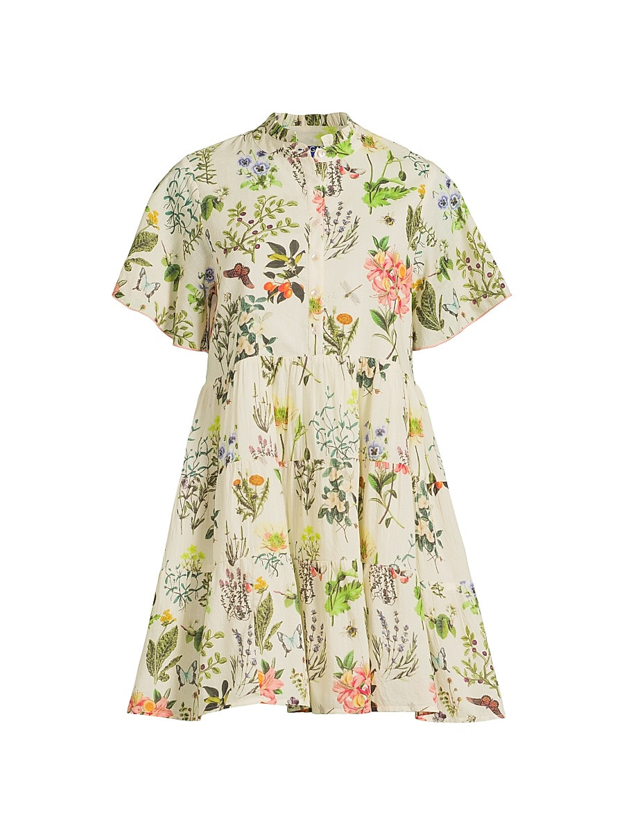 Women's Vibeka Floral Minidress - Botanic Multi - Size XS | Saks Fifth Avenue