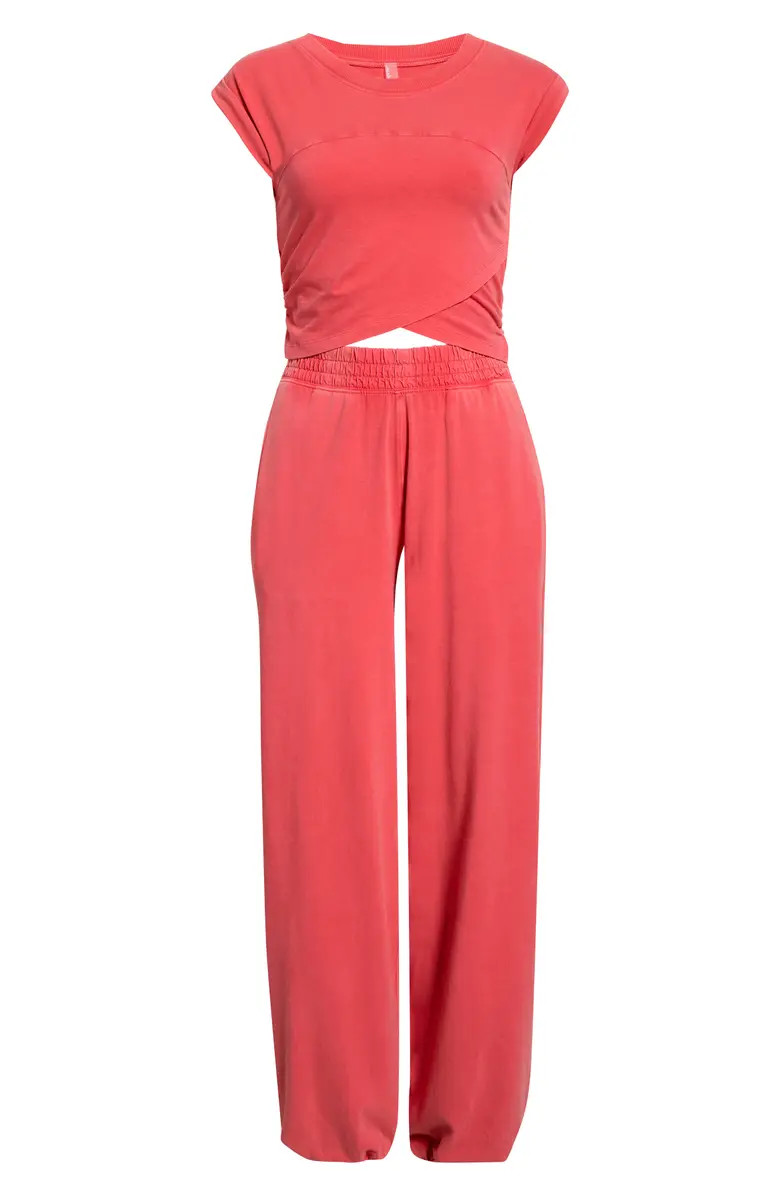 FP Movement Hot Shot Crossover T-Shirt & Joggers Set | Nordstrom