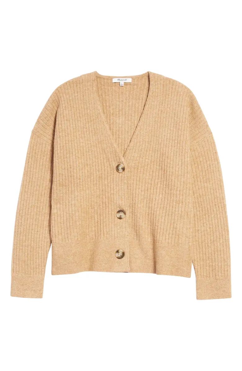 Madewell Cameron Ribbed Crop Cardigan | Nordstrom | Nordstrom