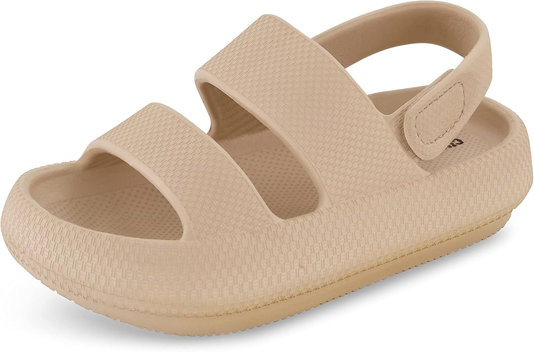 Cushionaire Kid's Fuji sandal with adjustable strap and +Comfort | Amazon (US)