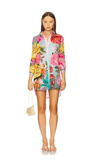 Crystal Mirage Button Up Dress in Multicolor | Revolve Clothing (Global)