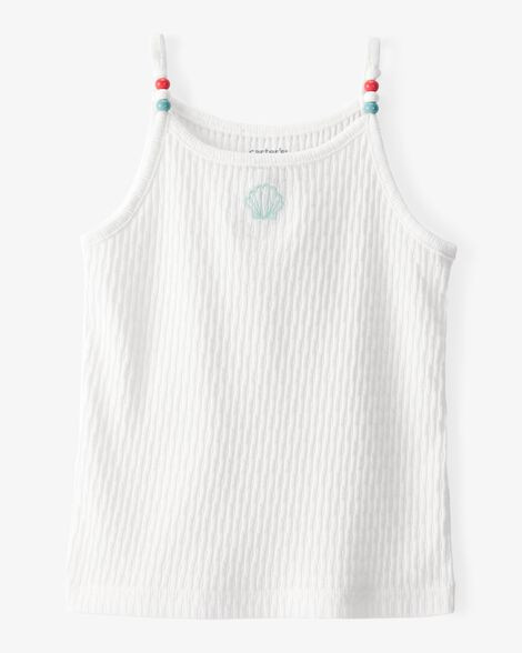 Toddler Seashell Ribbed Tank Top | Carter's Inc