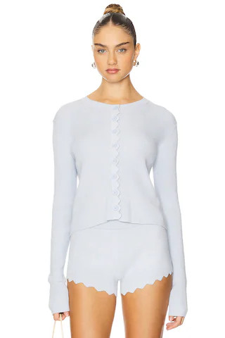 LIONESS Ivy League Top in Soft Blue from Revolve.com | Revolve Clothing (Global)