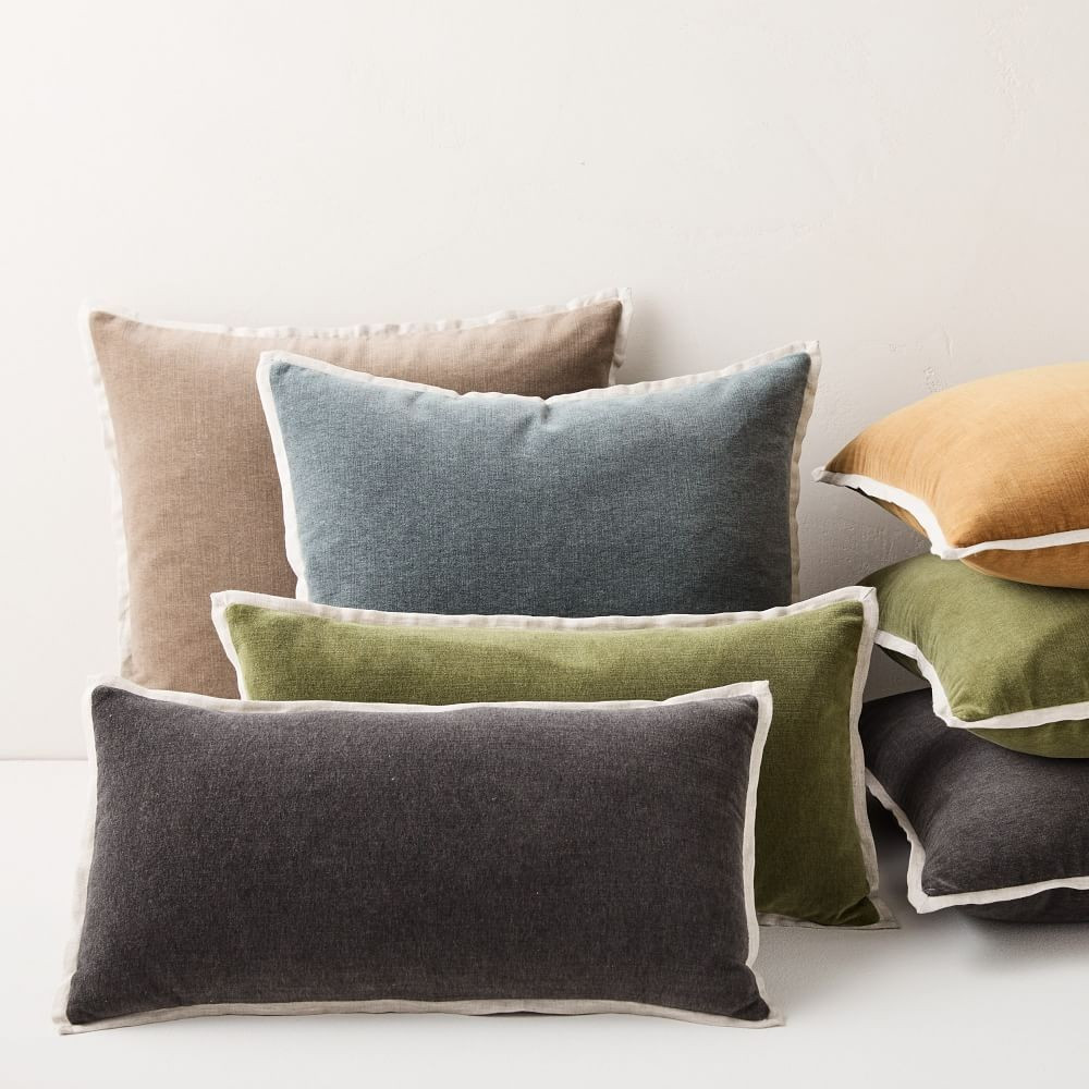 Classic Cotton Velvet Pillow Cover | West Elm (US)