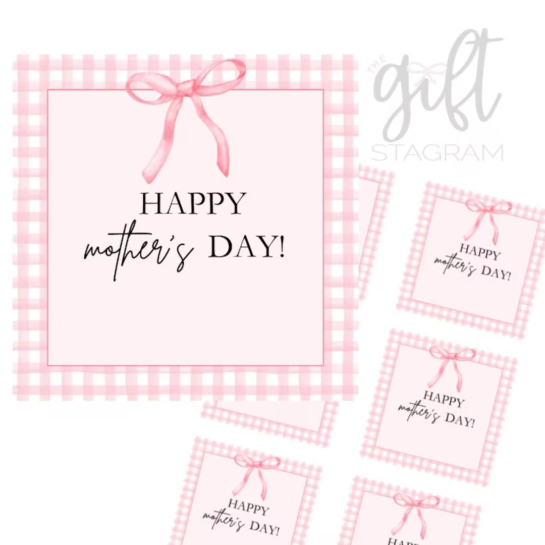Happy Mother's Day Gift Tag | DIGITAL DOWNLOAD | Mother's Day Gift Tag | Mother's Day Gift Ideas ... | Etsy (US)