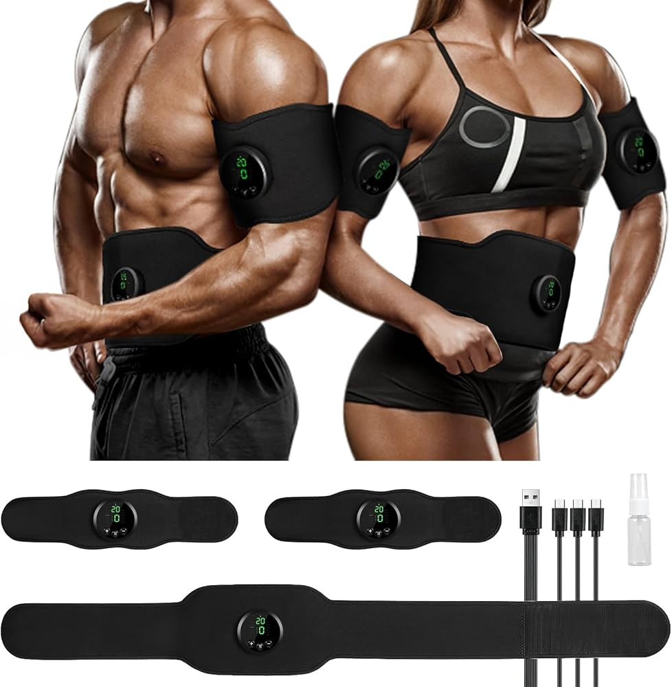 KFC Abs Stimulator - Ab Machine, Tactical x Abs Stimulator, Abdominal Belt Fitness Portable Ab Stimu | Amazon (US)