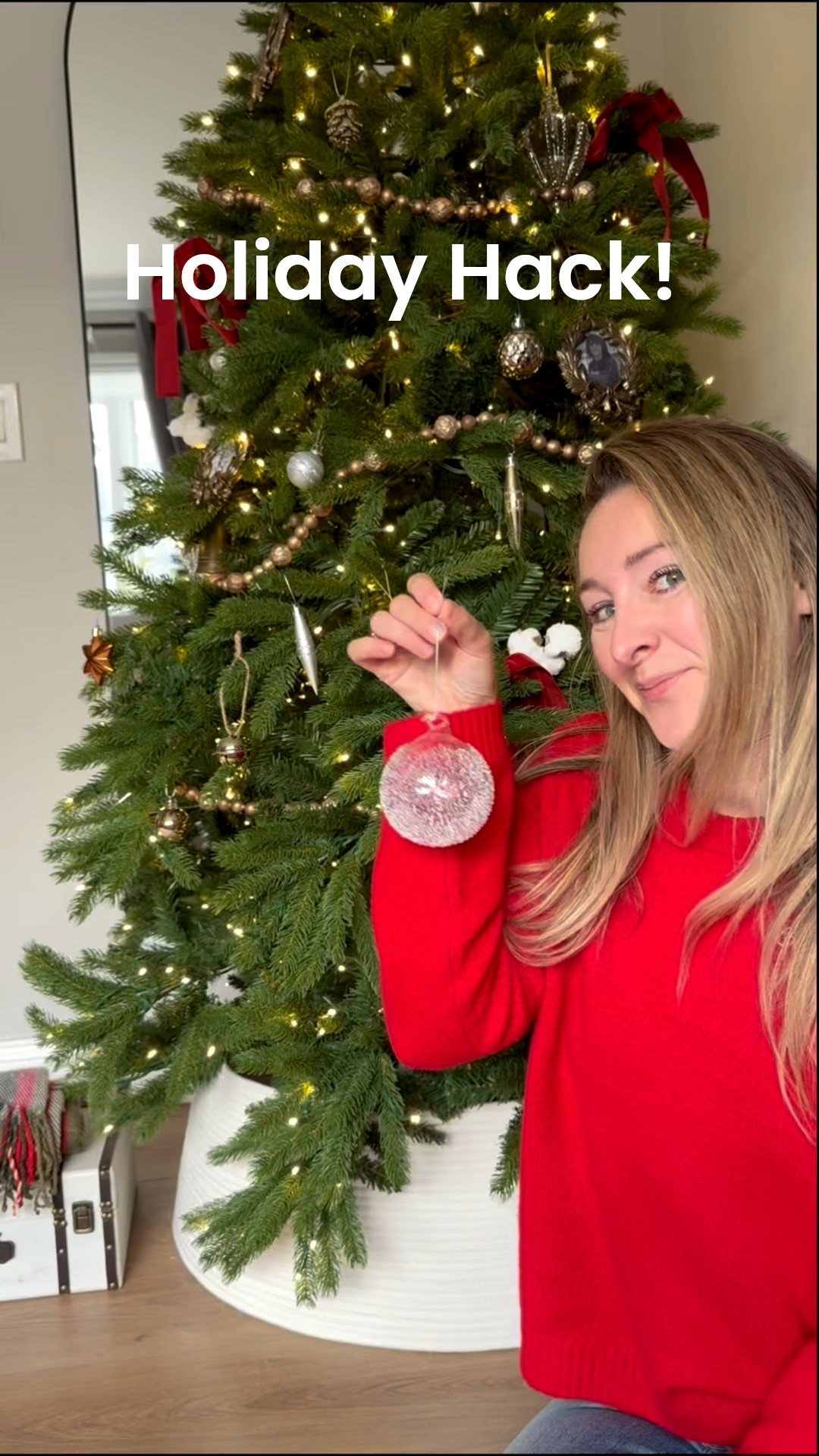 Parents and pet owners be sure to do this holiday hack #hacks #christmastree #ornaments #christmas 

#LTKmomlife #LTKKids #LTKHoliday