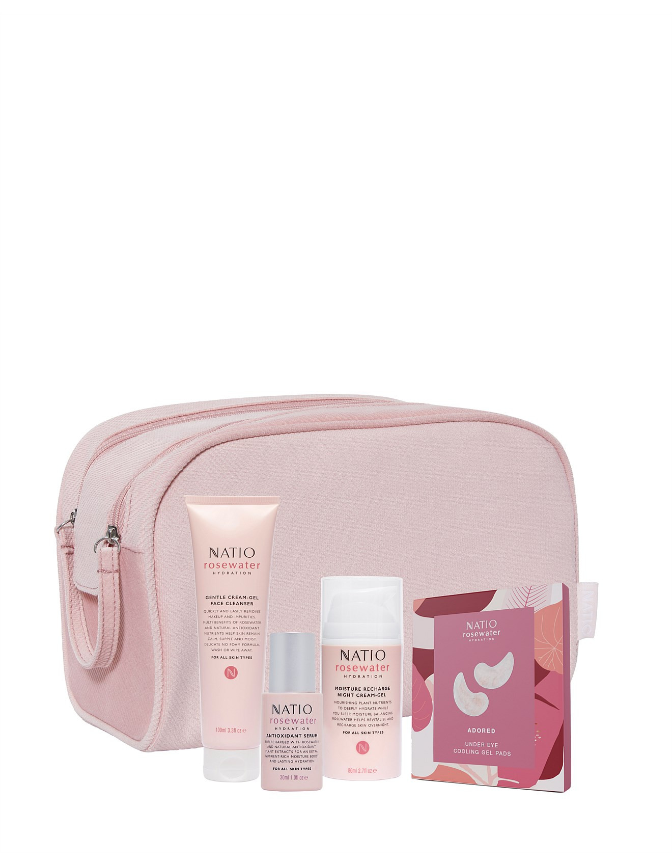 Natio Adored Rosewater Hydration Gift Set | David Jones | David Jones (Australia & New Zealand)