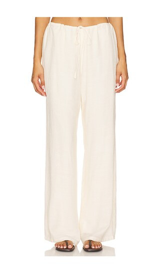 Lyra Pant in Creme | Revolve Clothing (Global)
