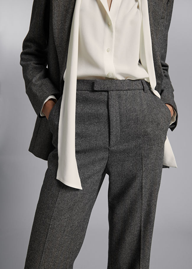 Slim Flared Tailored Trousers | & Other Stories (EU + UK)