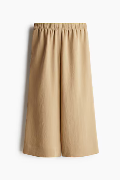 H & M - Wide-Leg Culottes - Beige | H&M (US + CA)