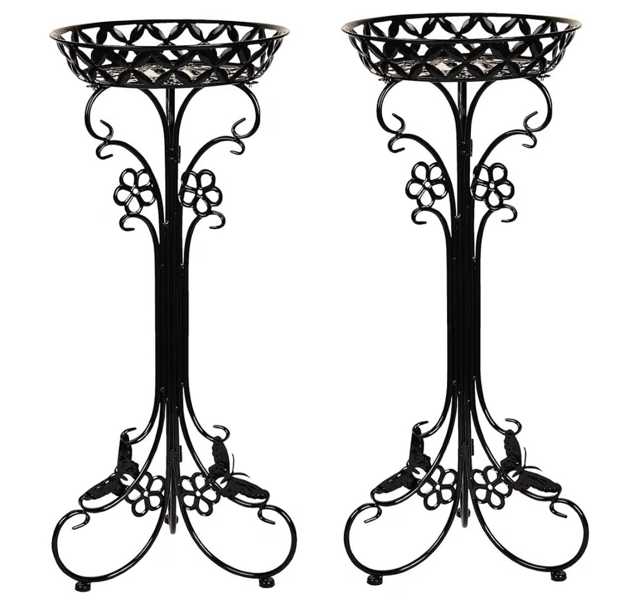 Lightweight Metal Flower Pot Stands - 2 Pack 29.7 Inches Tall White Plant Stand - Rustproof Potted Plant Holder Container Support - Indoor & Outdoor Elegant Corner Decorative Display Rack

#LTKHome #LTKmomlife #LTKdayinmylife