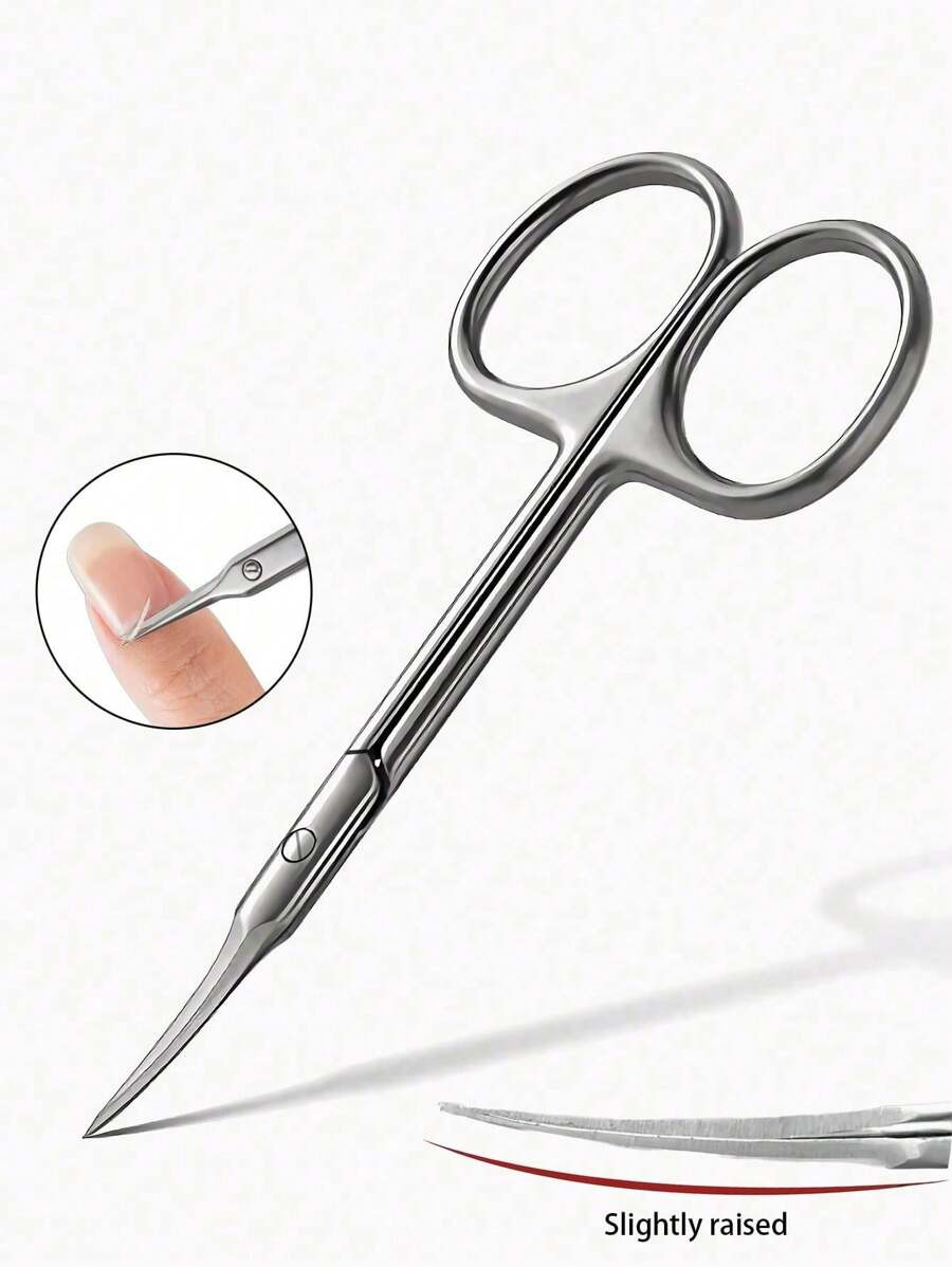 1Pc Extra Fine Cuticle Scissors for Manicure Pedicure, Precise Pointed Tip Care Kit for Eyebrows,... | SHEIN