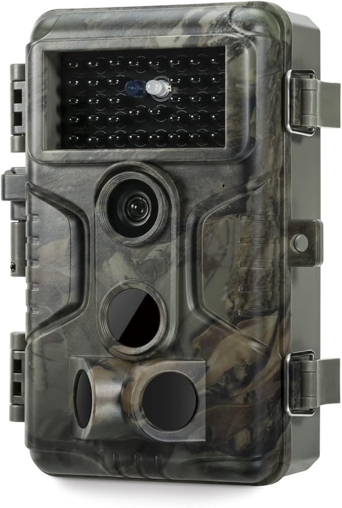 GardePro A3S Trail Camera, 64MP 1296p Game Camera with Clear 100ft No Glow Night Vision, Fast 0.1... | Amazon (US)