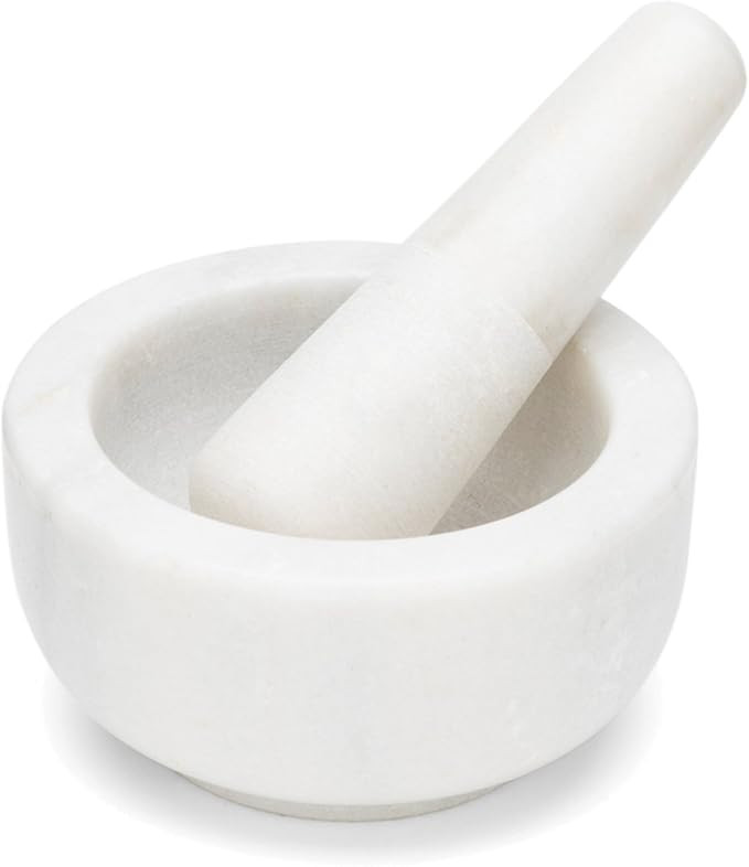 Fox Run Mortar and Pestle, Marble, White , 4.75" | Amazon (US)