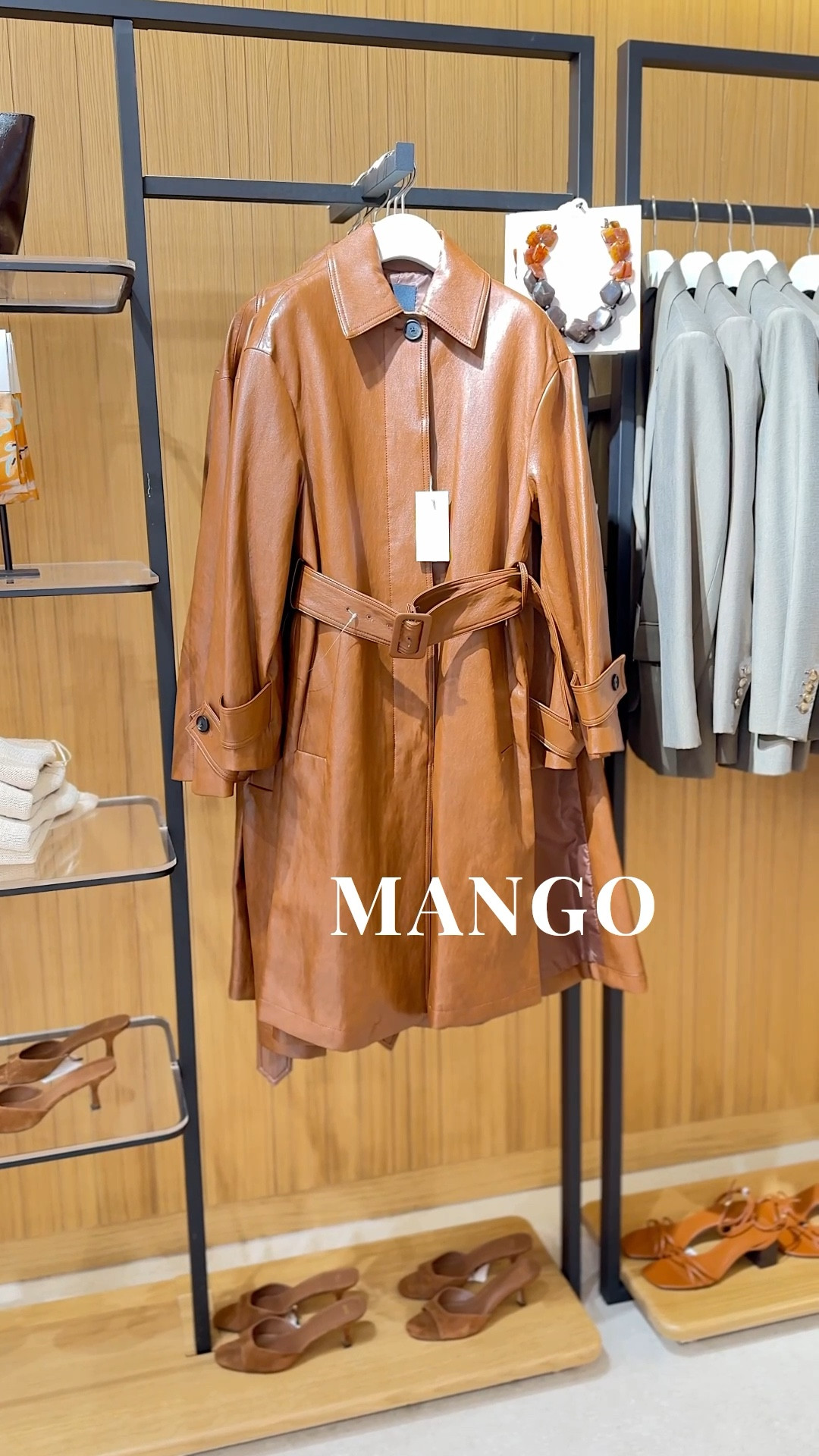 Brown leather Trenchcoat 🤎long faux leather trenchcoat, suede handbag, suede shoes, Mango new in trenchcoat, spring outfit, leather outfit, spring essential.

#LTKSeasonal #LTKootd #LTKWorkwear