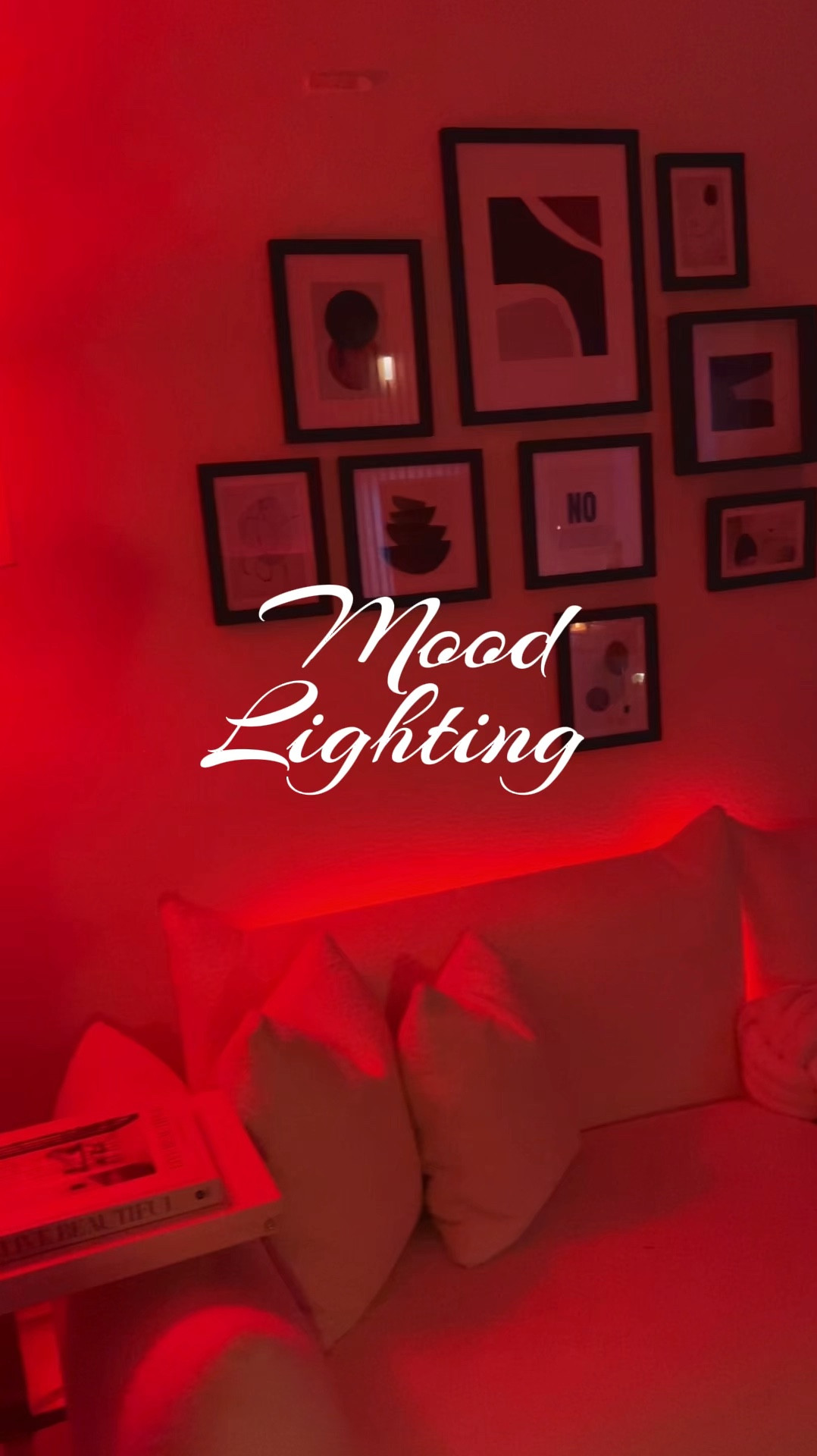 Apartment Mood Lighting that I love. 
Xoxo 🥰