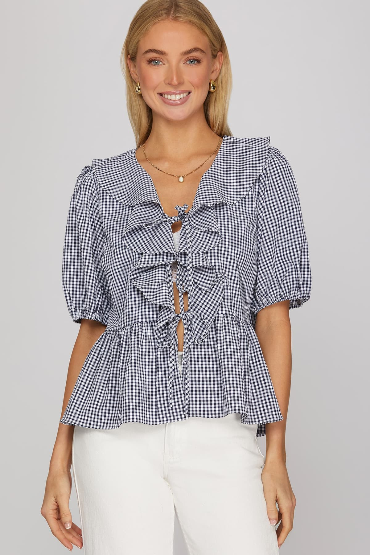 Raleigh Tie Top | The Collection Texas