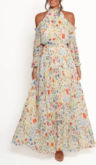 Petal & Pup Hilary Floral Cold Shoulder Maxi Dress | Nordstrom | Nordstrom