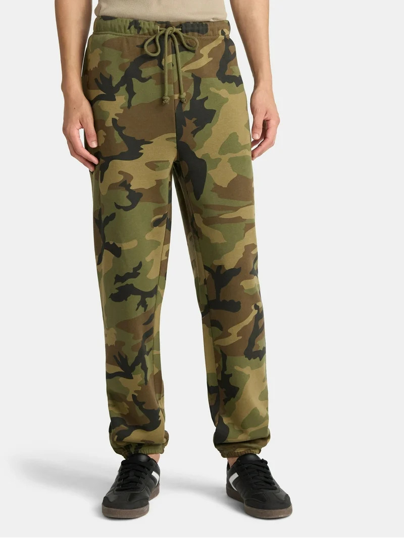 No Boundaries All Gender Soft Fleece Jogger Pants, 30" Inseam, Men's and Big Men's | Walmart (US)