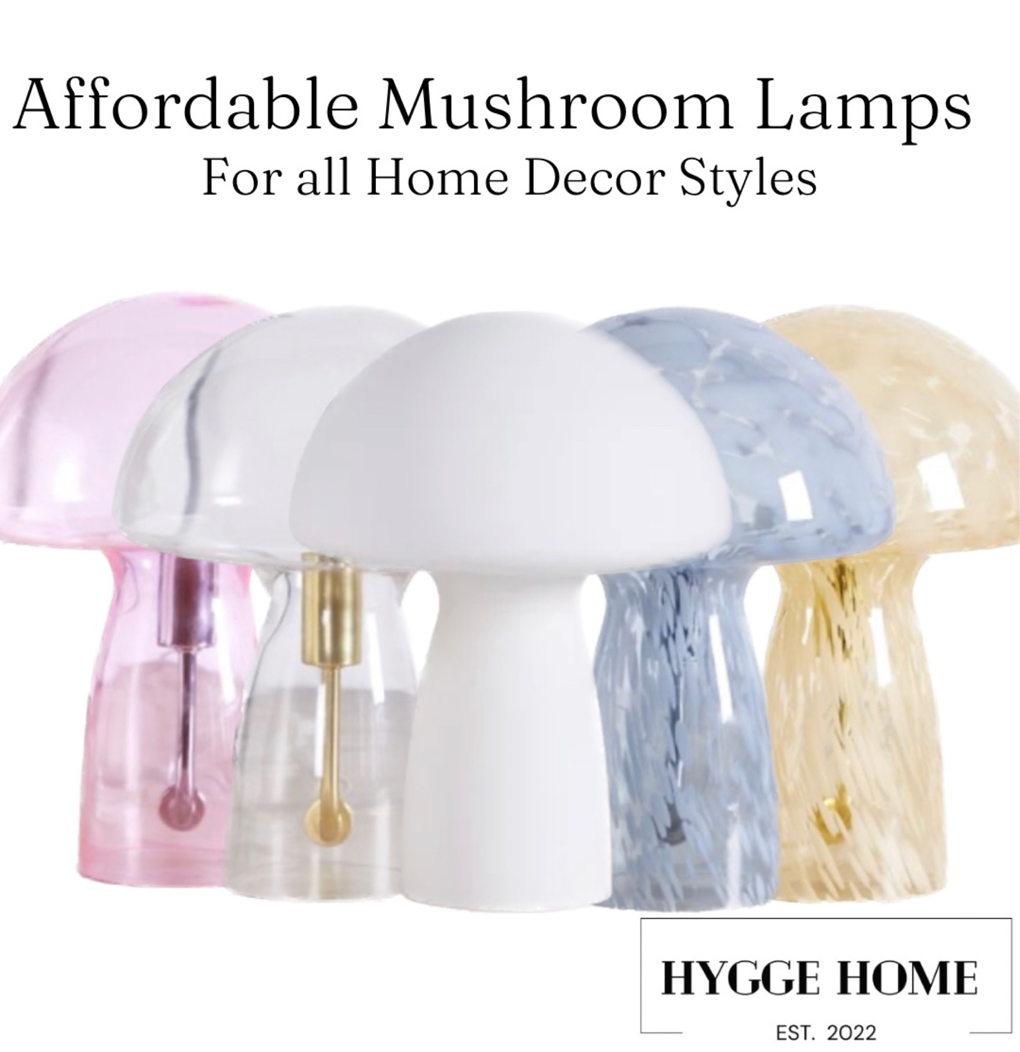 Urban Shop Novelty Glass Mushroom Lamp, Orange Tortoise, 12 H, Plug-in 