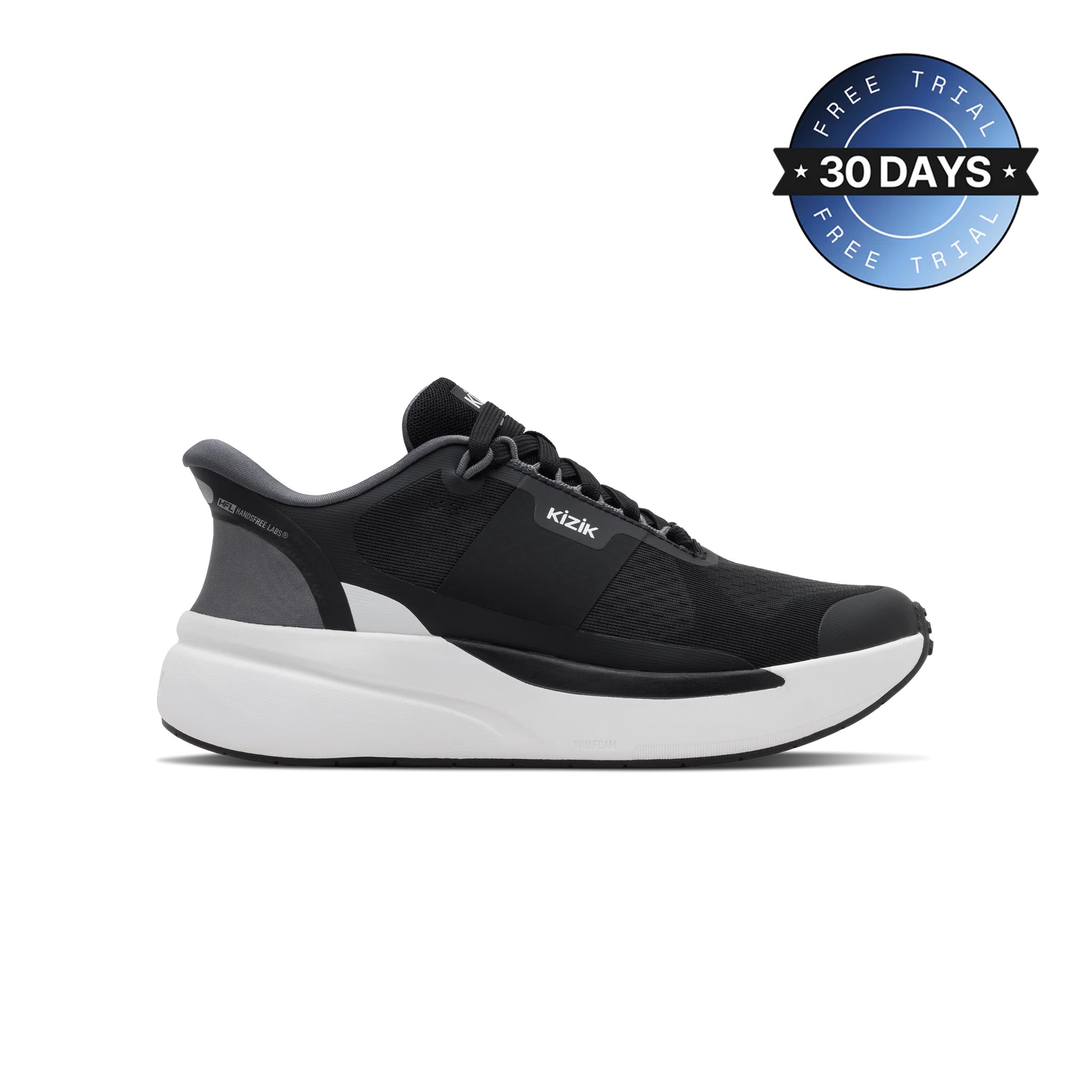 Women's Freedom Run - Black/Smoked Pearl | Kizik